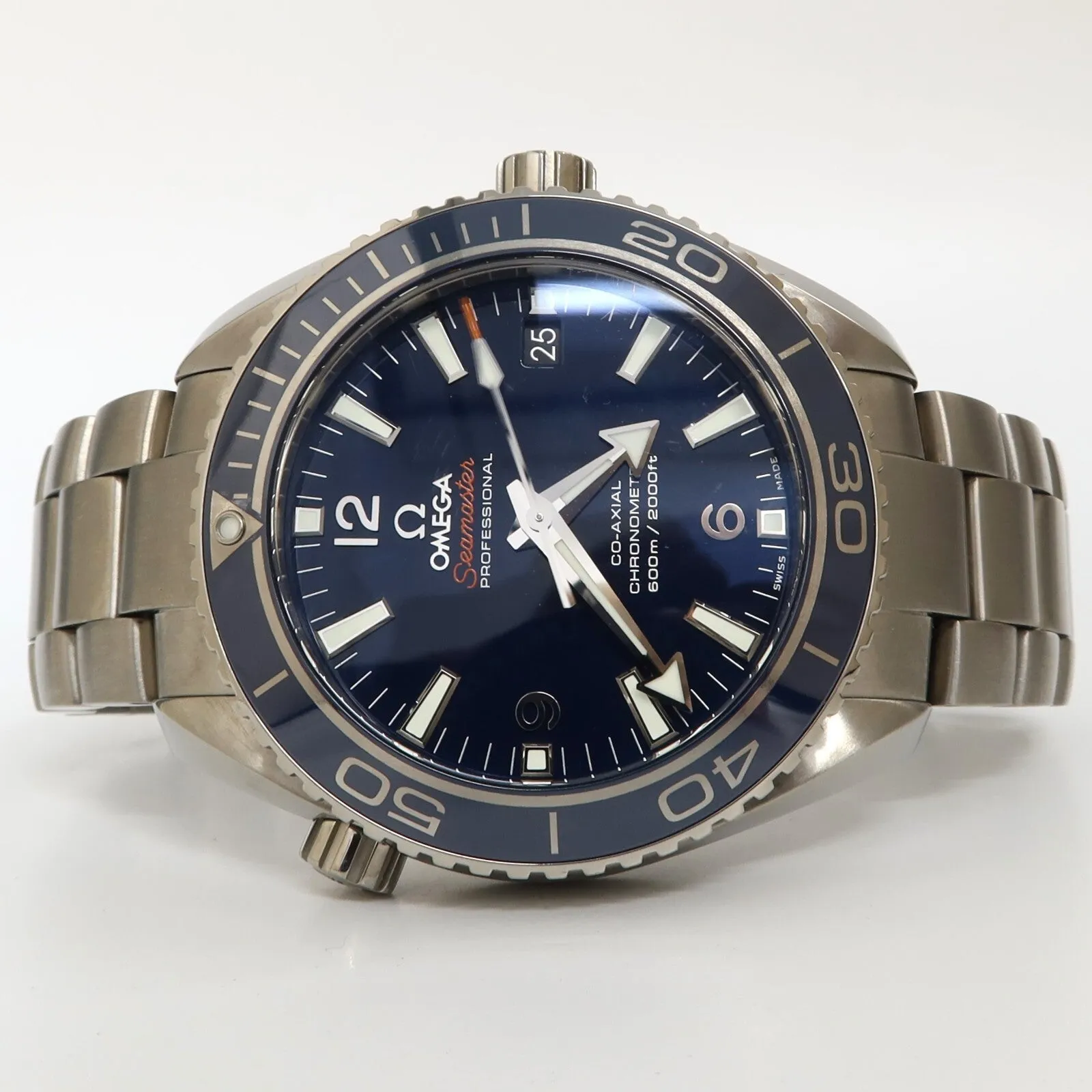 Omega Seamaster Planet Ocean 42mm Blue Dial Titanium 232.90.42.21.03.001
