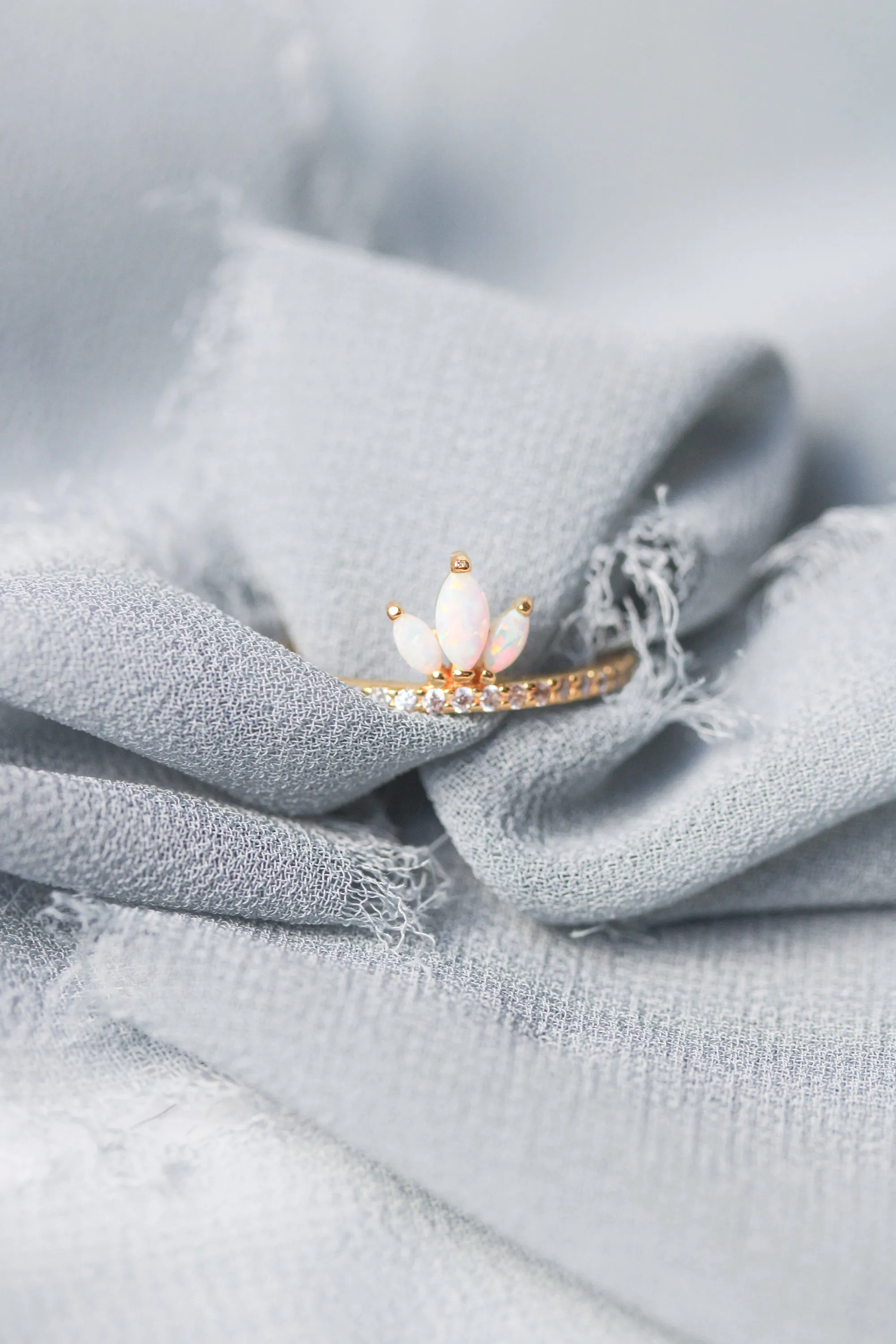 Opal Fan Ring