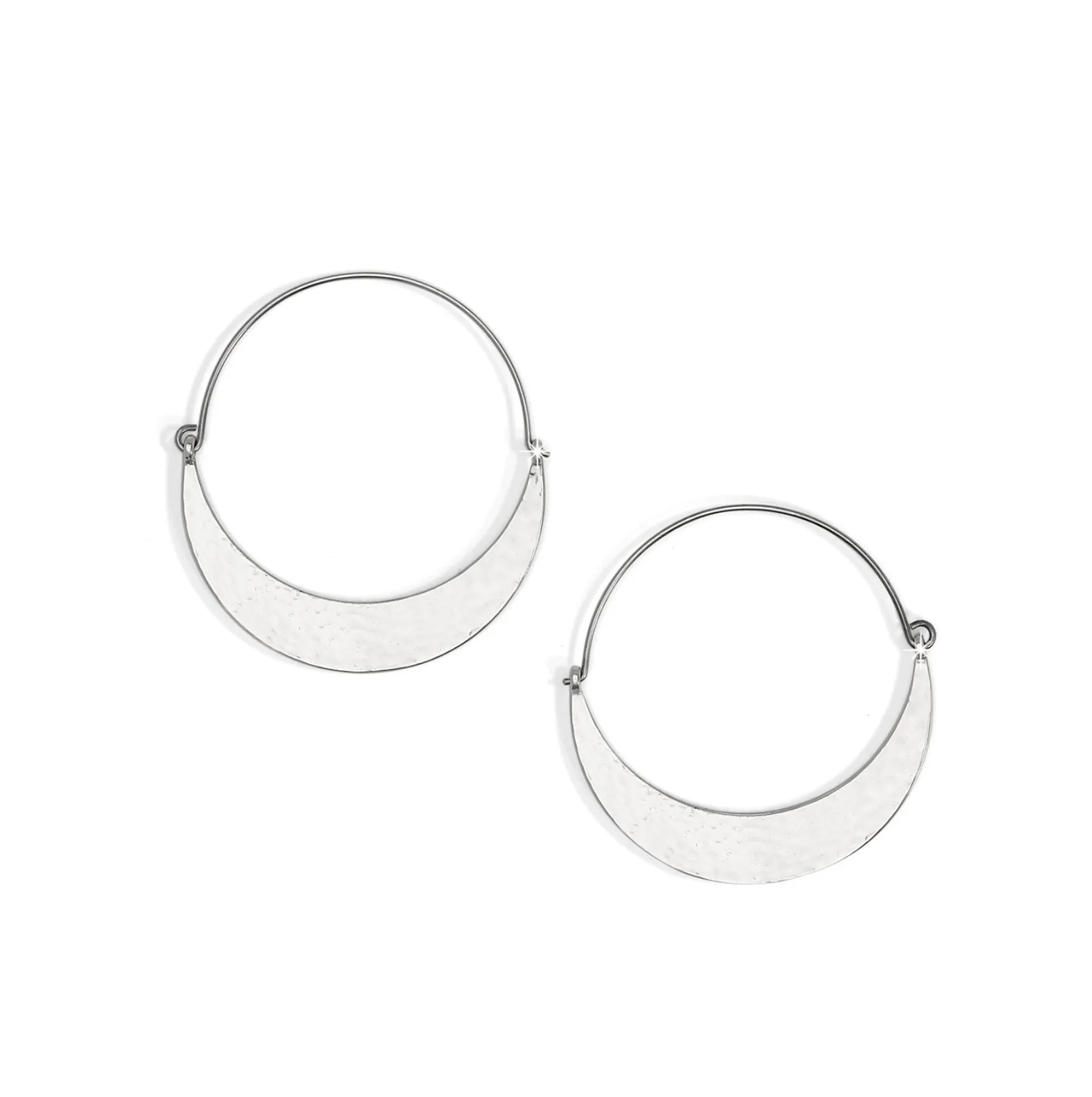 Palm Canyon Silver Hoop Earring
