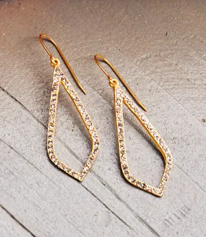 Pavé Kite Earrings