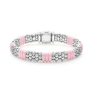 Pink Caviar Pink Ceramic Caviar Beaded Bracelet, 9mm