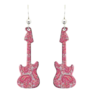 Pink Paisley Guitar