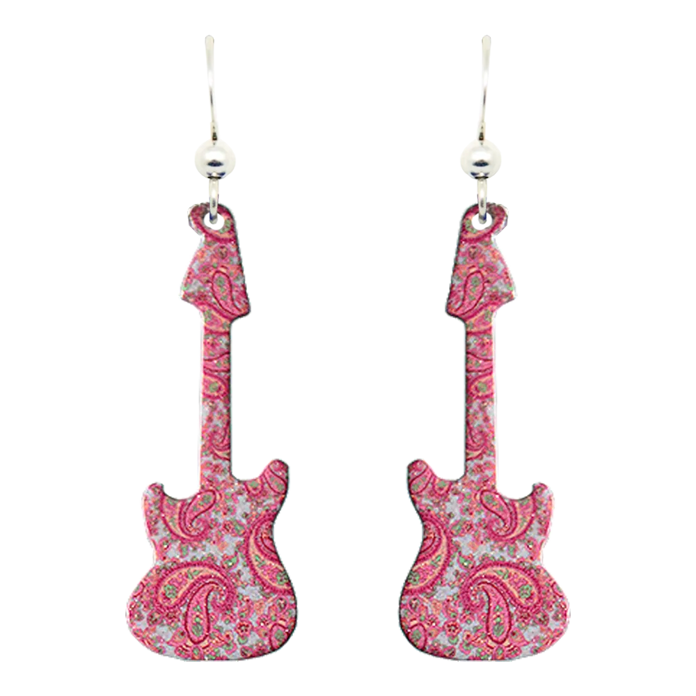 Pink Paisley Guitar