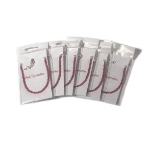 Pink Tourmaline Sterling Silver Bracelet - Pack