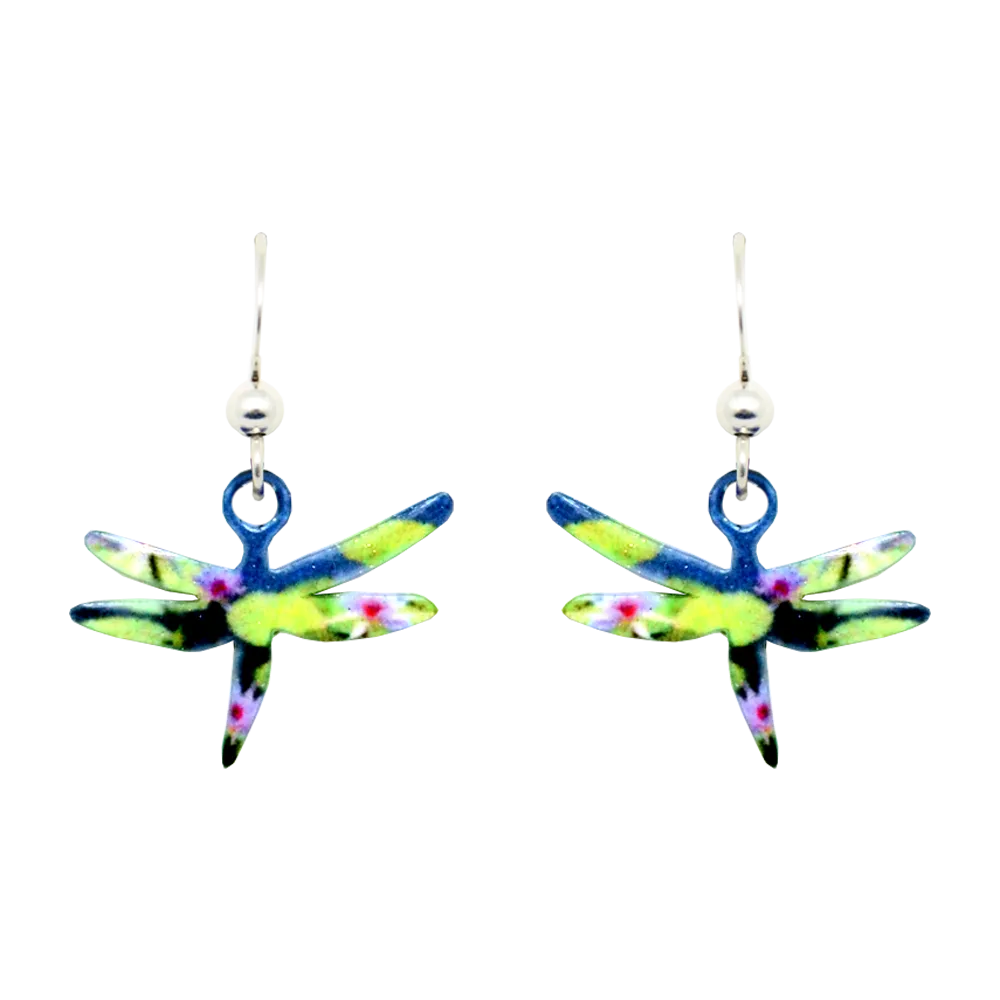 Pink Water Lilies Dragonfly