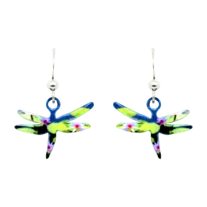 Pink Water Lilies Dragonfly