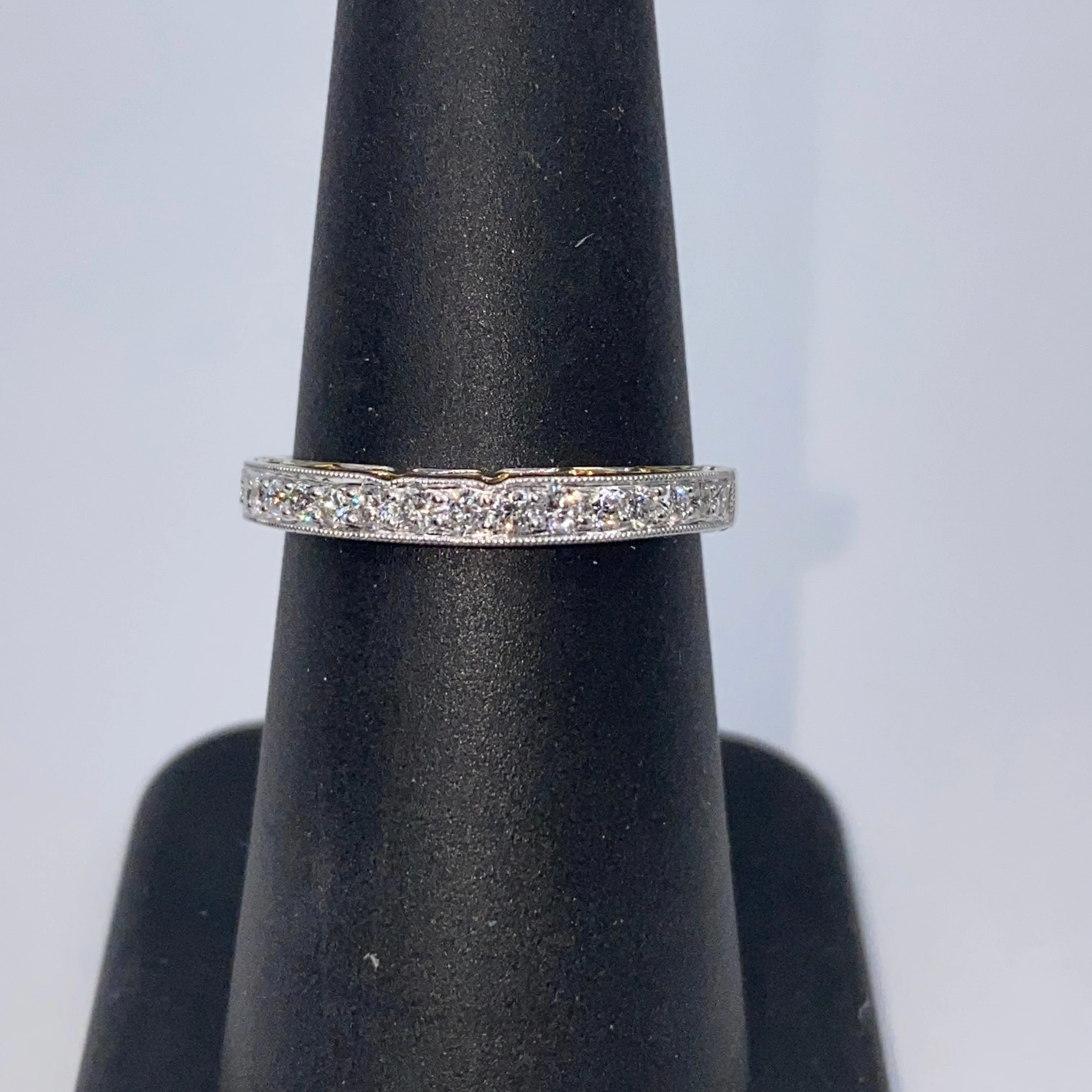 Platinum Verona Diamond Band Ring