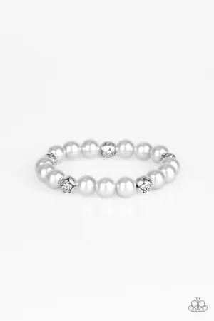 Poised for Perfection Silver Paparazzi Bracelet