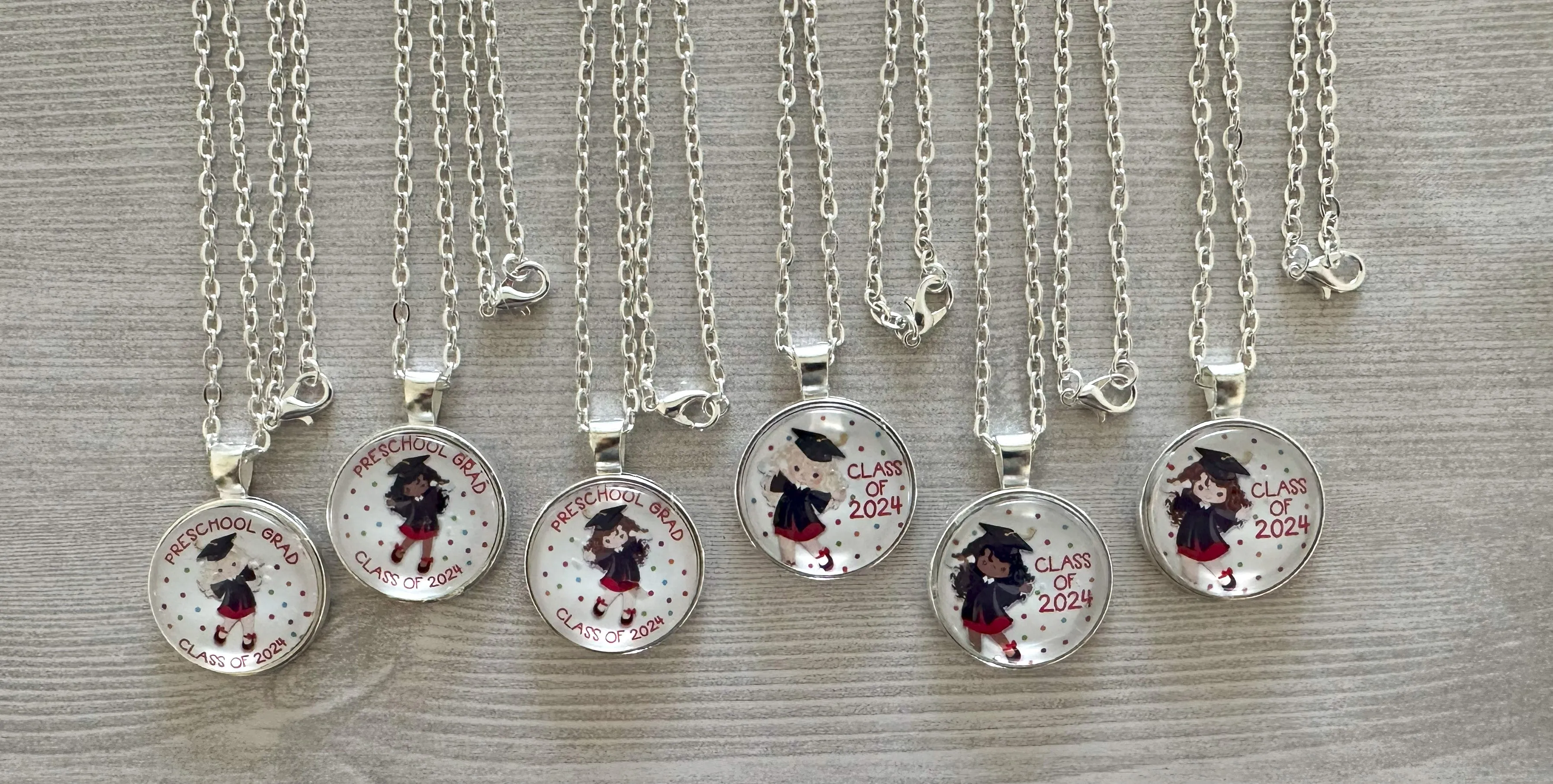 Preschool Graduation Necklaces, Class of 2024