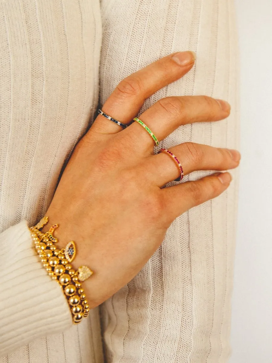 Prism Emerald Ring 14K
