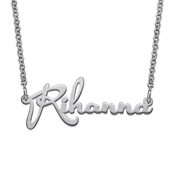"Rihanna"-Personalized Classic Name Necklaces