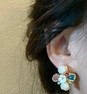 Rainbow Gemstone Earrings