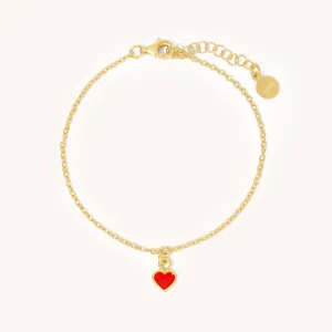 Red Heart Bracelet