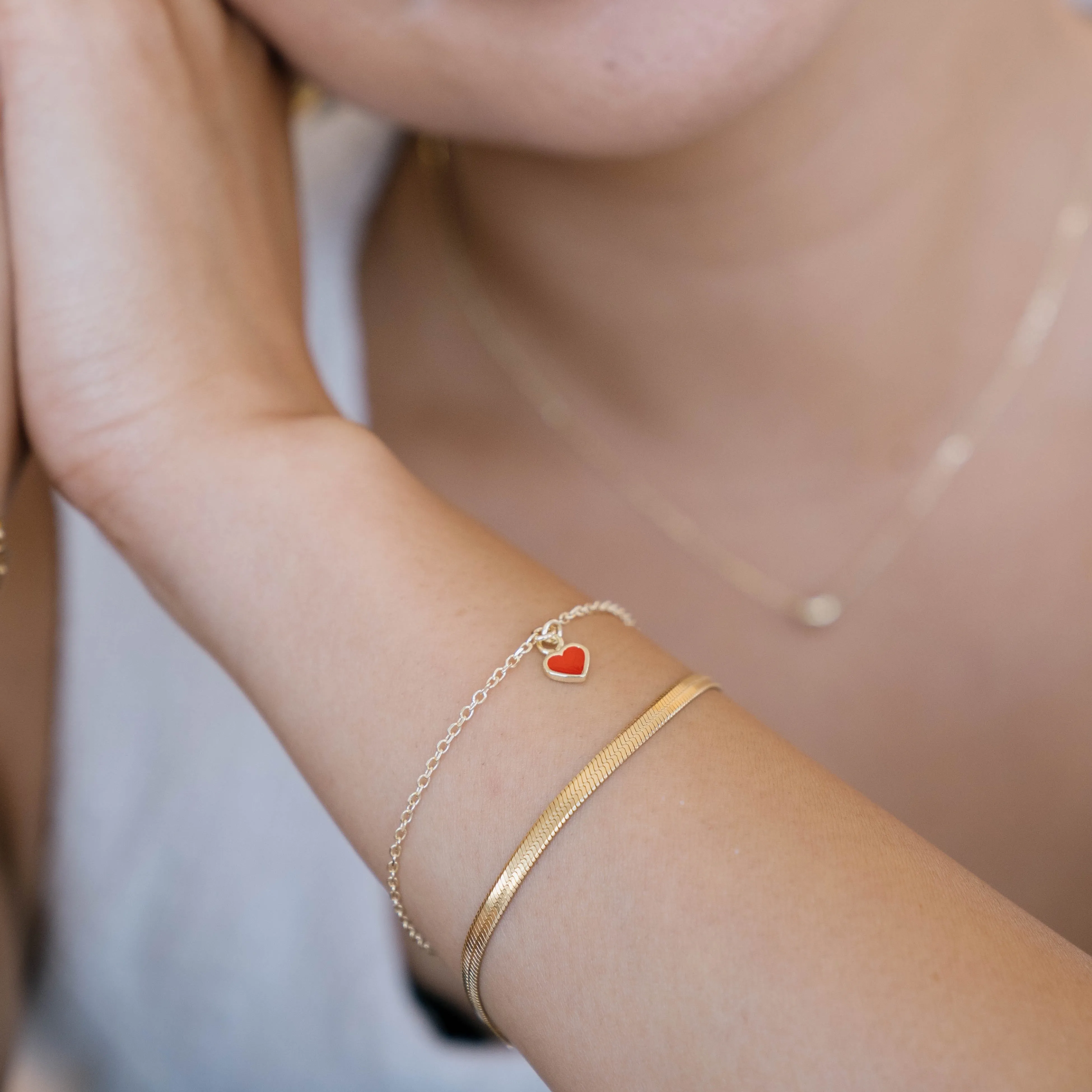 Red Heart Bracelet