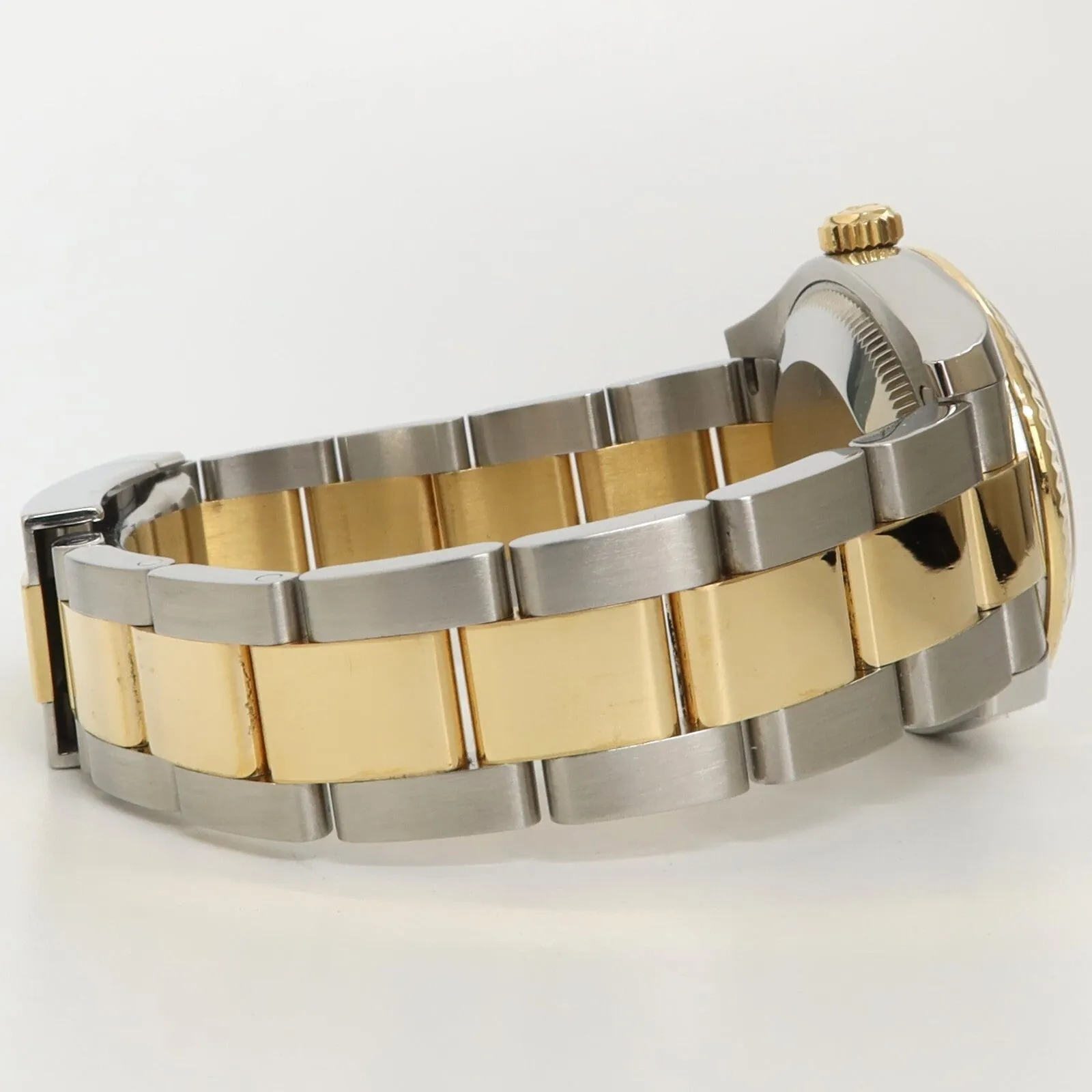 Rolex Datejust 31 18kt Yellow Gold & Stainless Steel Champagne Roman Dial 178273