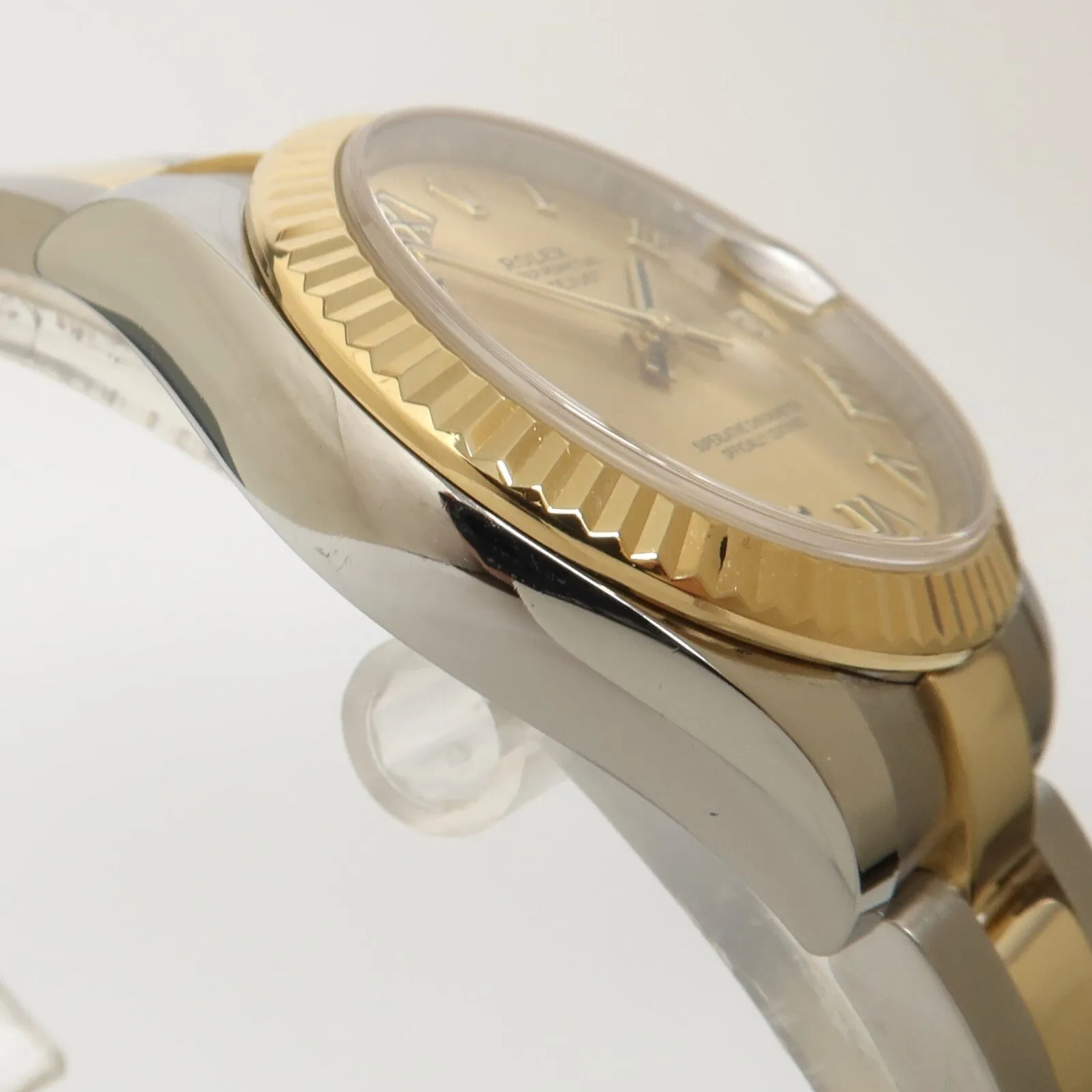Rolex Datejust 31 18kt Yellow Gold & Stainless Steel Champagne Roman Dial 178273