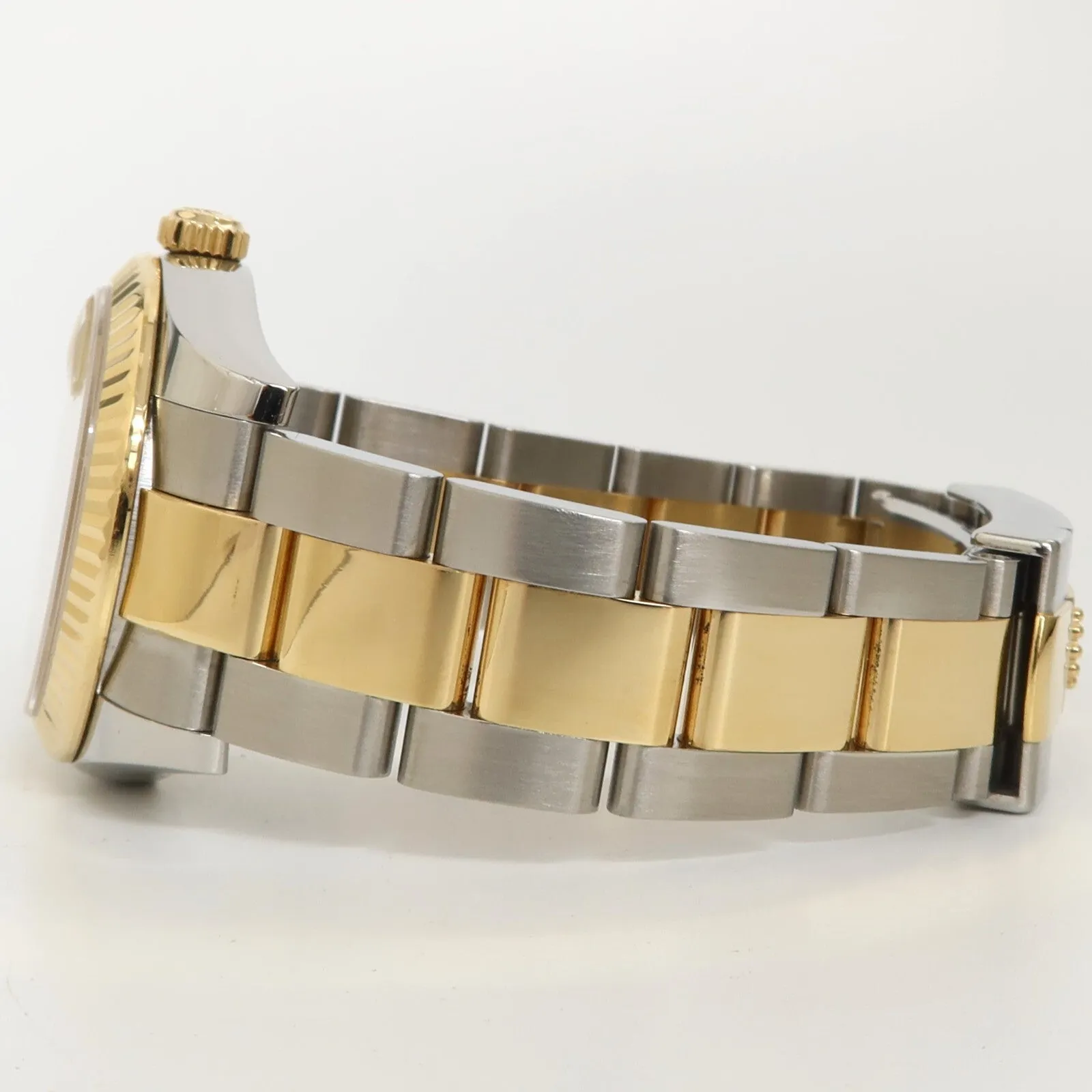 Rolex Datejust 31 18kt Yellow Gold & Stainless Steel Champagne Roman Dial 178273