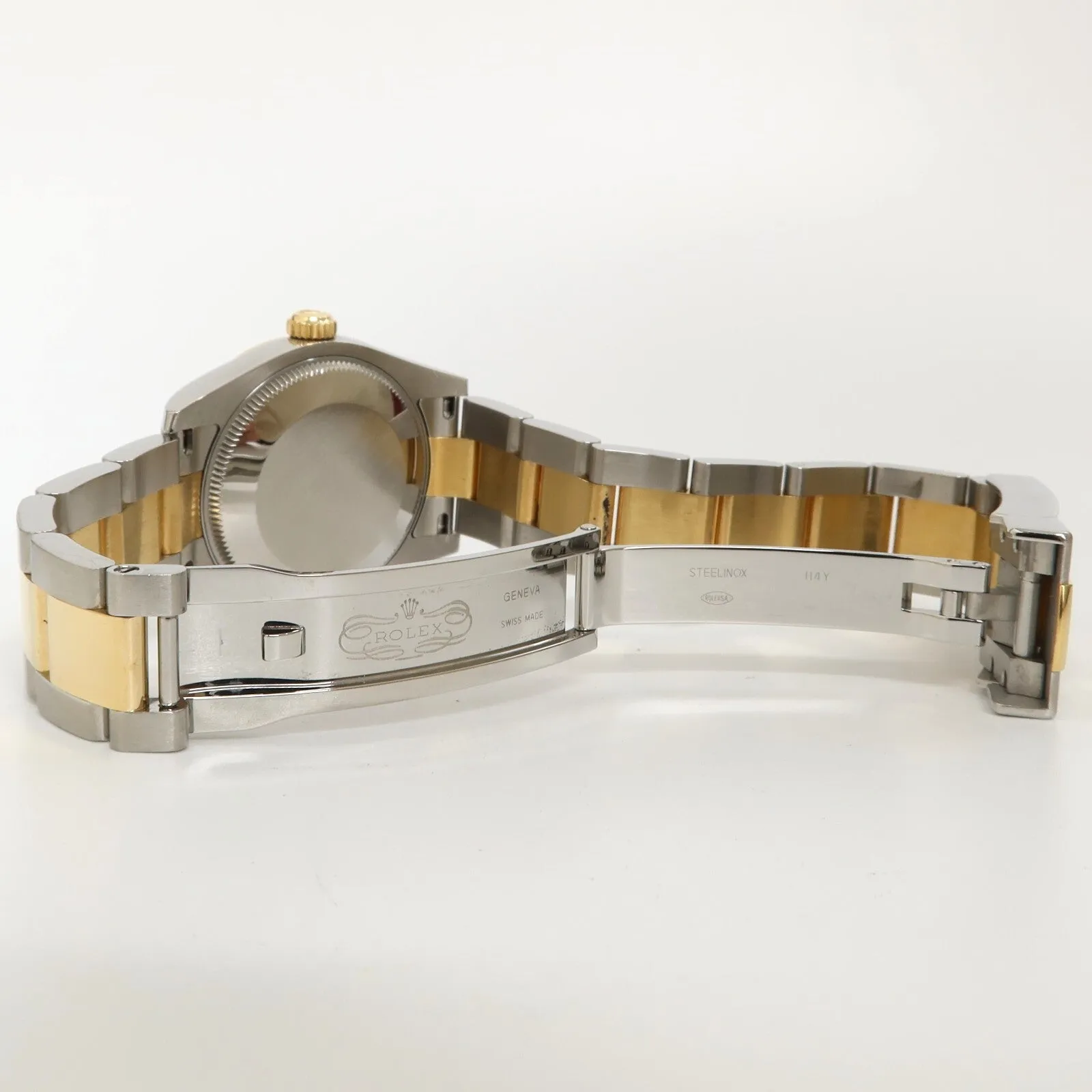 Rolex Datejust 31 18kt Yellow Gold & Stainless Steel Champagne Roman Dial 178273