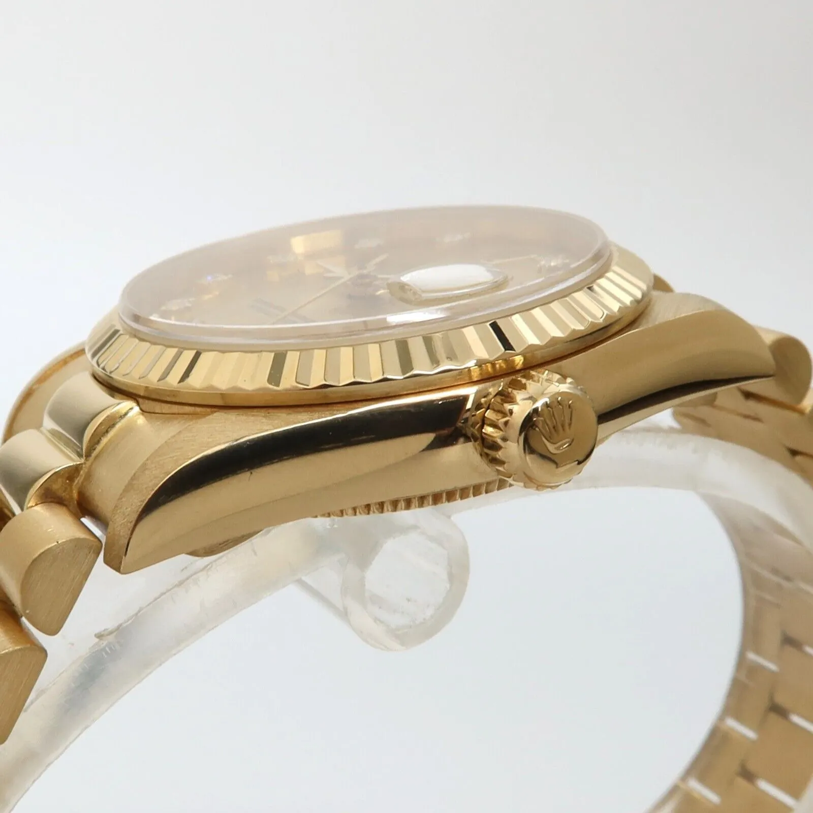 Rolex Datejust 31MM Solid 18kt Yellow Gold Mid-Size President Diamond 68278