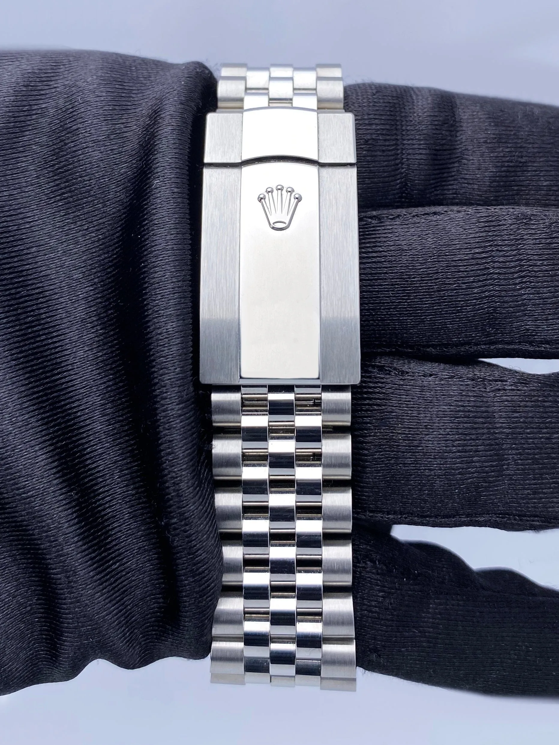 Rolex Datejust 36 126200 Palm Dial Steel Mens Watch Box Papers