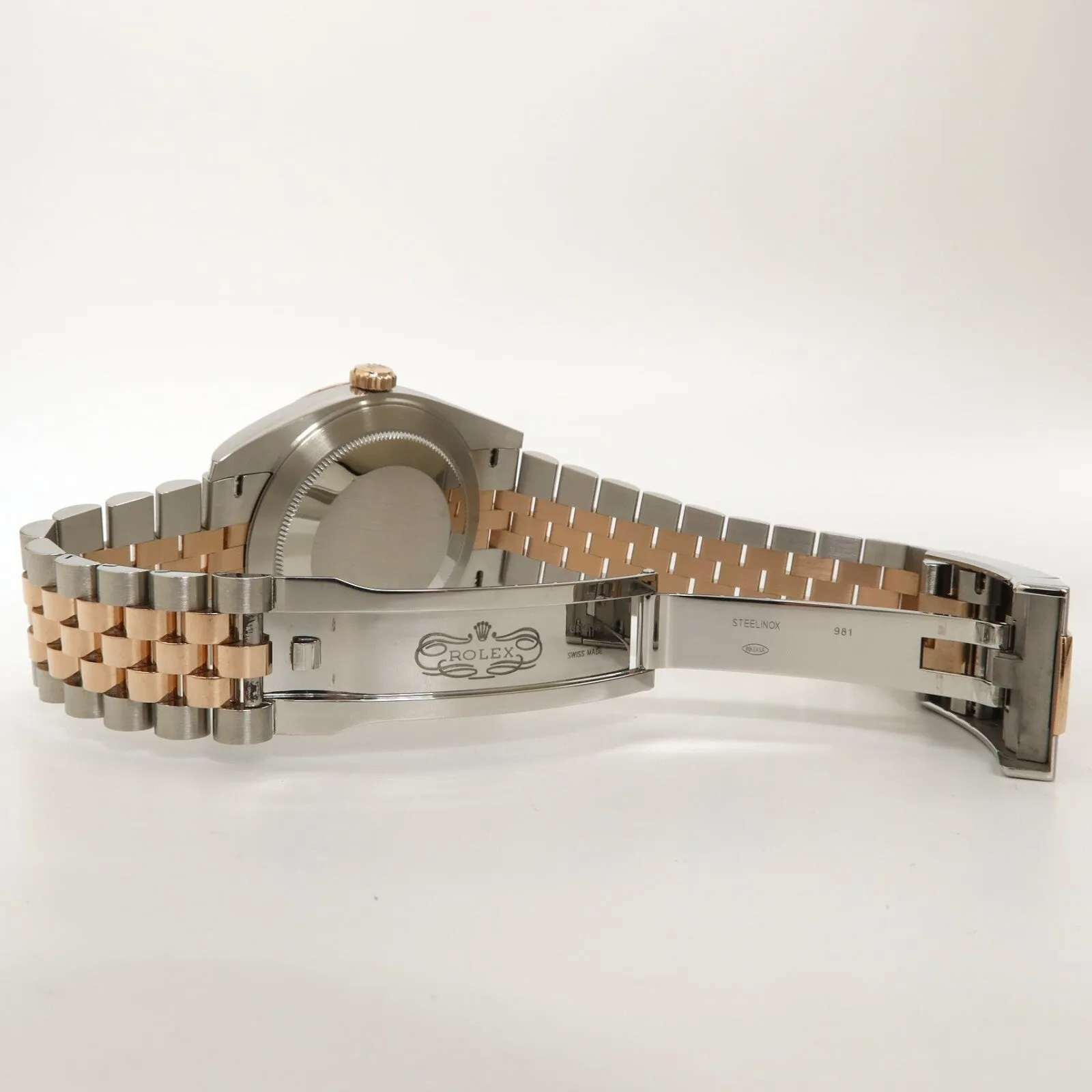 Rolex Datejust 41 Chocolate Dial 18kt Rose Gold & Stainless Steel Jubilee 126331