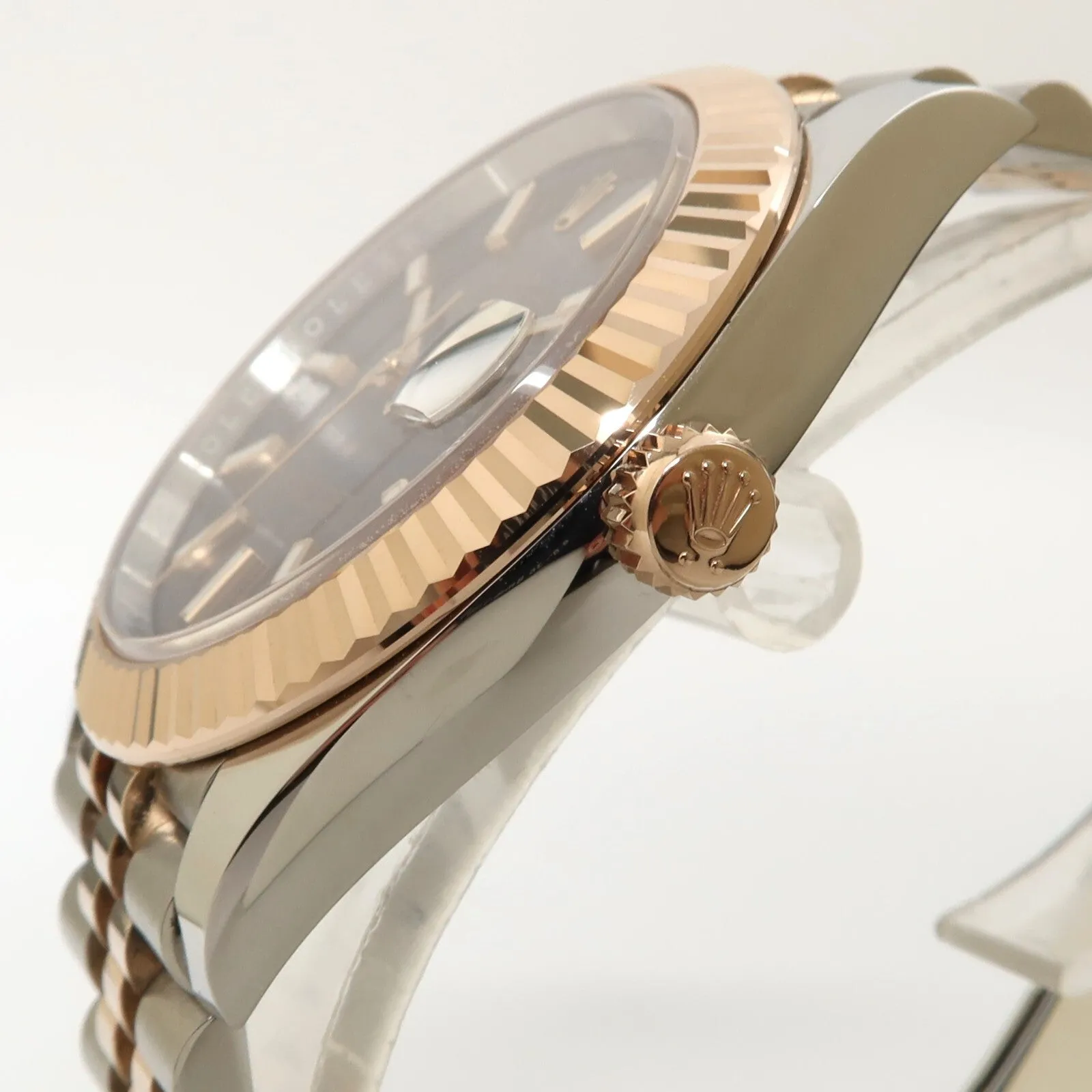 Rolex Datejust 41 Chocolate Dial 18kt Rose Gold & Stainless Steel Jubilee 126331
