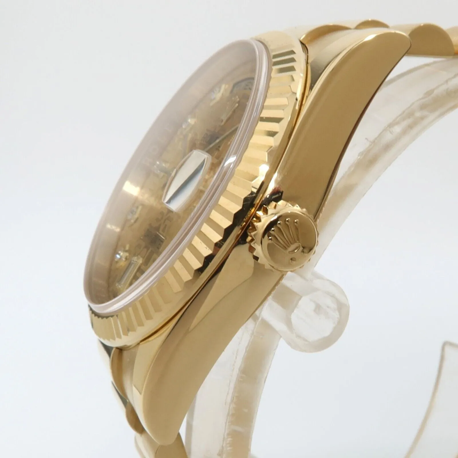 Rolex Day-Date 36mm Gold Diamond Dial Solid 18kt Yellow Gold Heavy 118238
