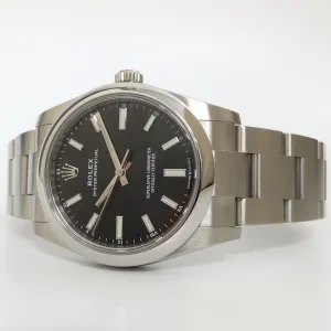 Rolex Oyster Perpetual 34 Black Dial Stainless Steel Oyster Automatic 124200