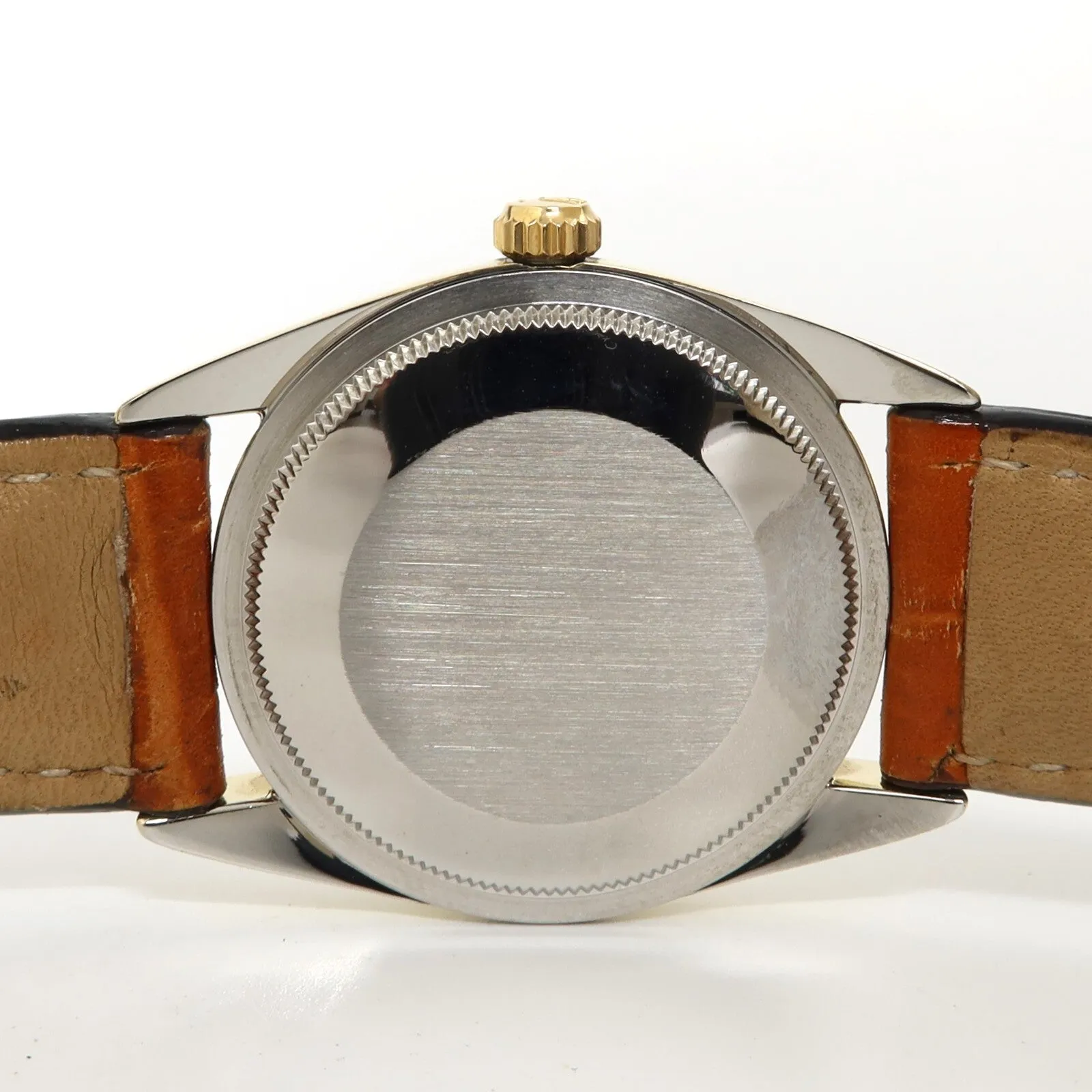 Rolex Oyster Perpetual 34MM Gold Shell Automatic Champagne Dial 1024