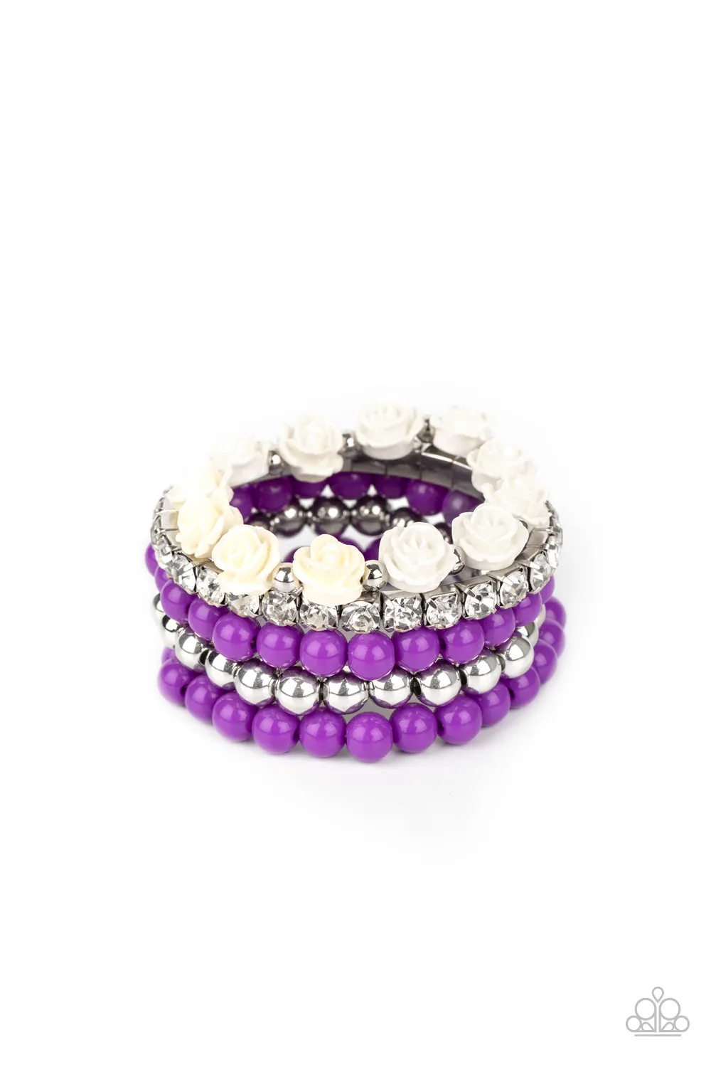 Rose Garden Glamour - Purple