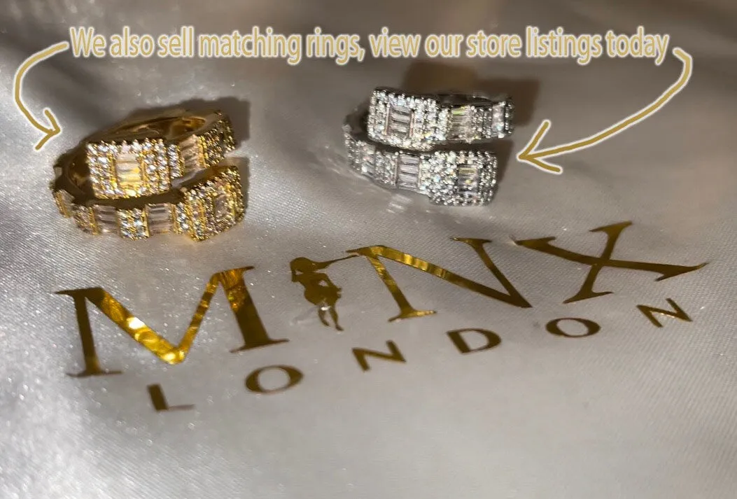 Rose Gold Bracelet | Iced Out Bracelet | Womens Bangle | Mens Bracelet