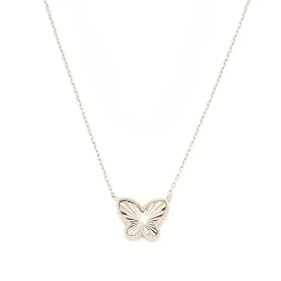Sami Small Ridged Butterfly Necklace