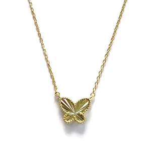 Sami Small Ridged Butterfly Necklace