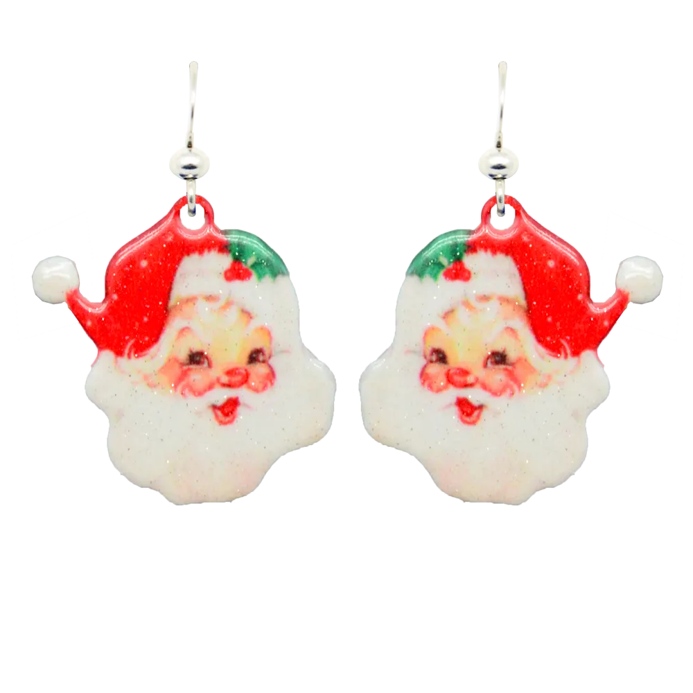 Santa Earrings