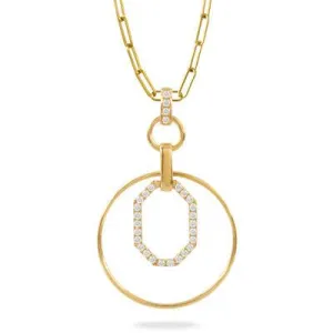 Satin Diamond Pendant
