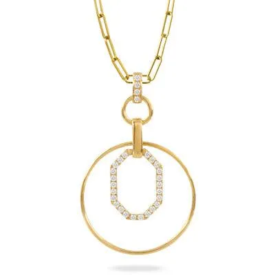 Satin Diamond Pendant