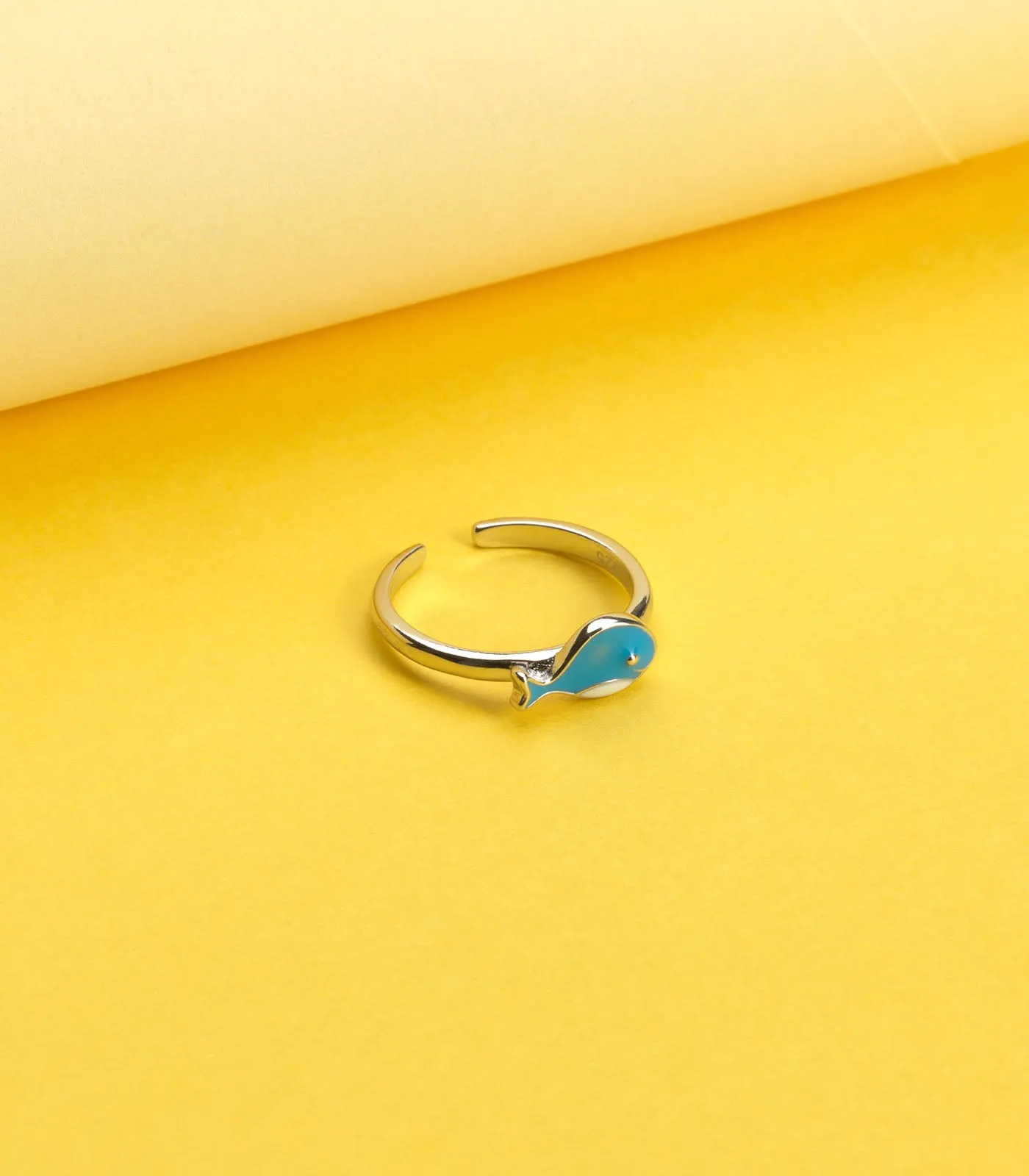 Shark Finger Ring (Silver)