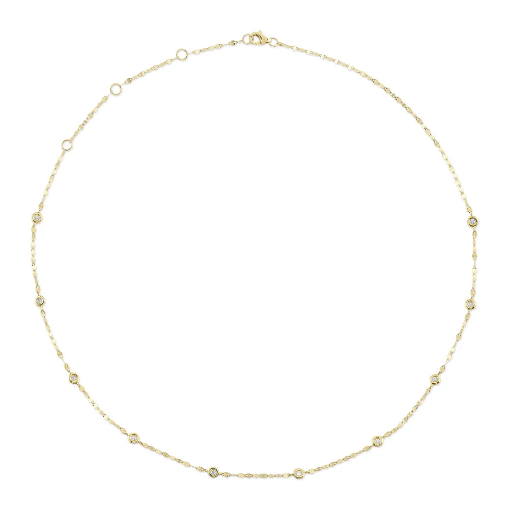 Shimmer Classic Station Necklace