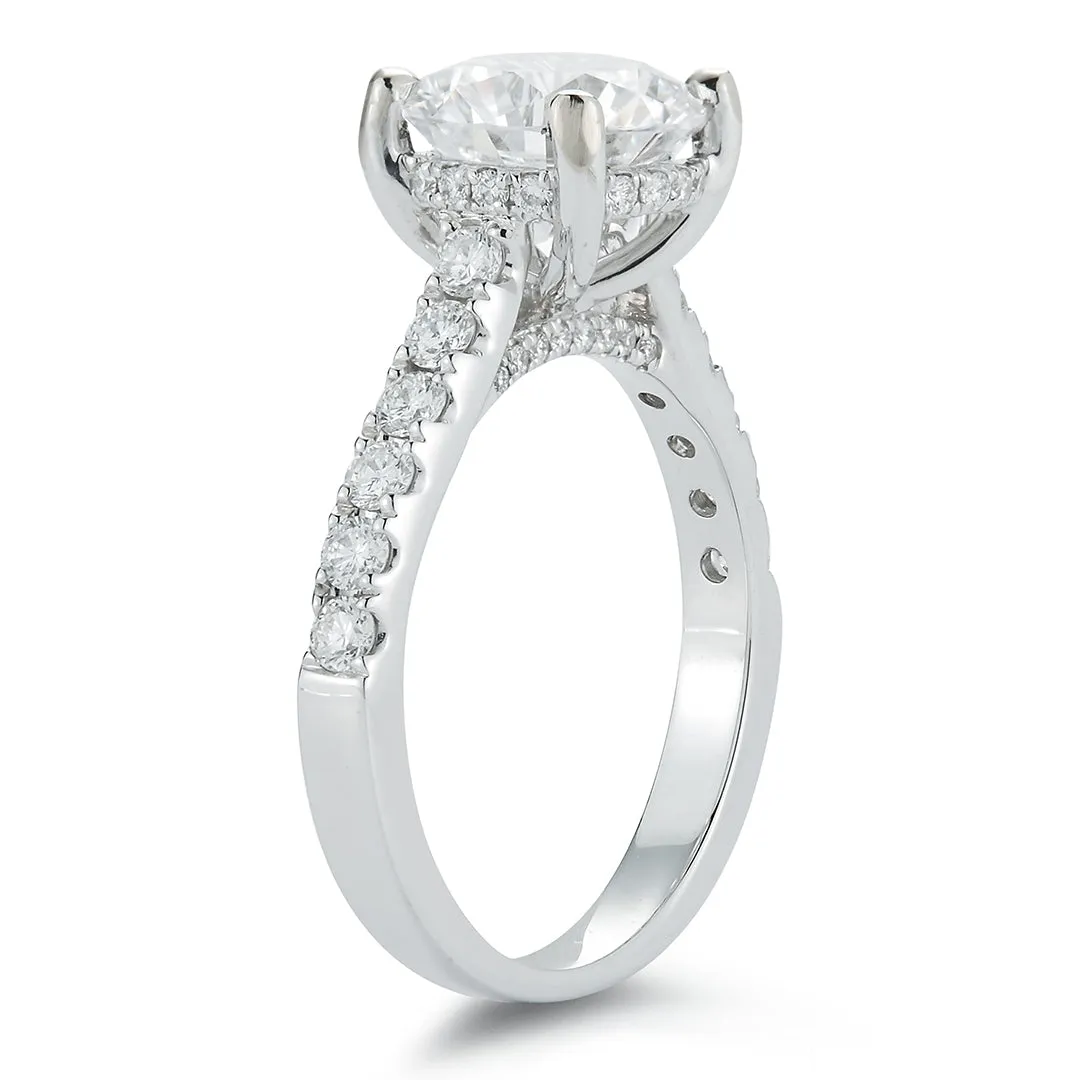 Signature Pave Diamond Engagement Ring