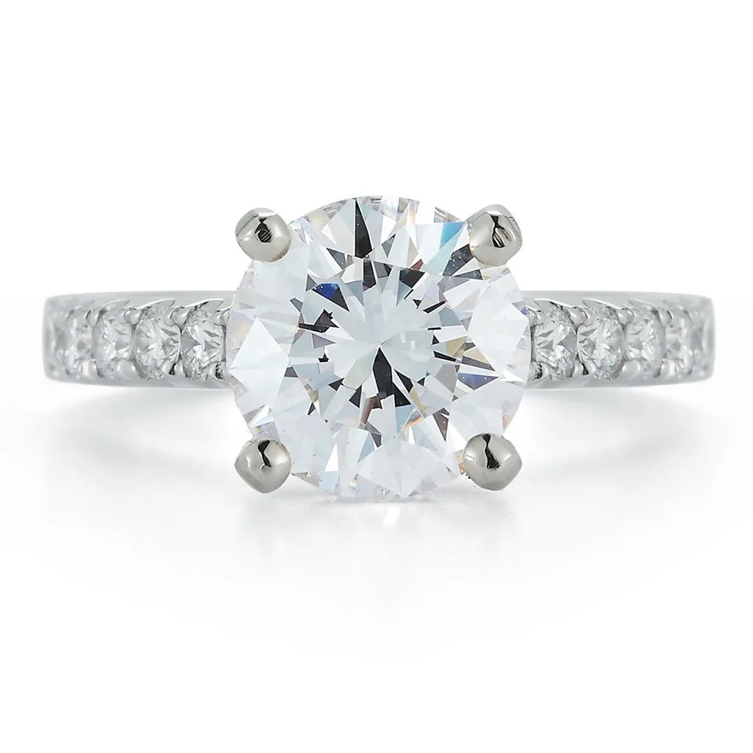 Signature Pave Diamond Engagement Ring