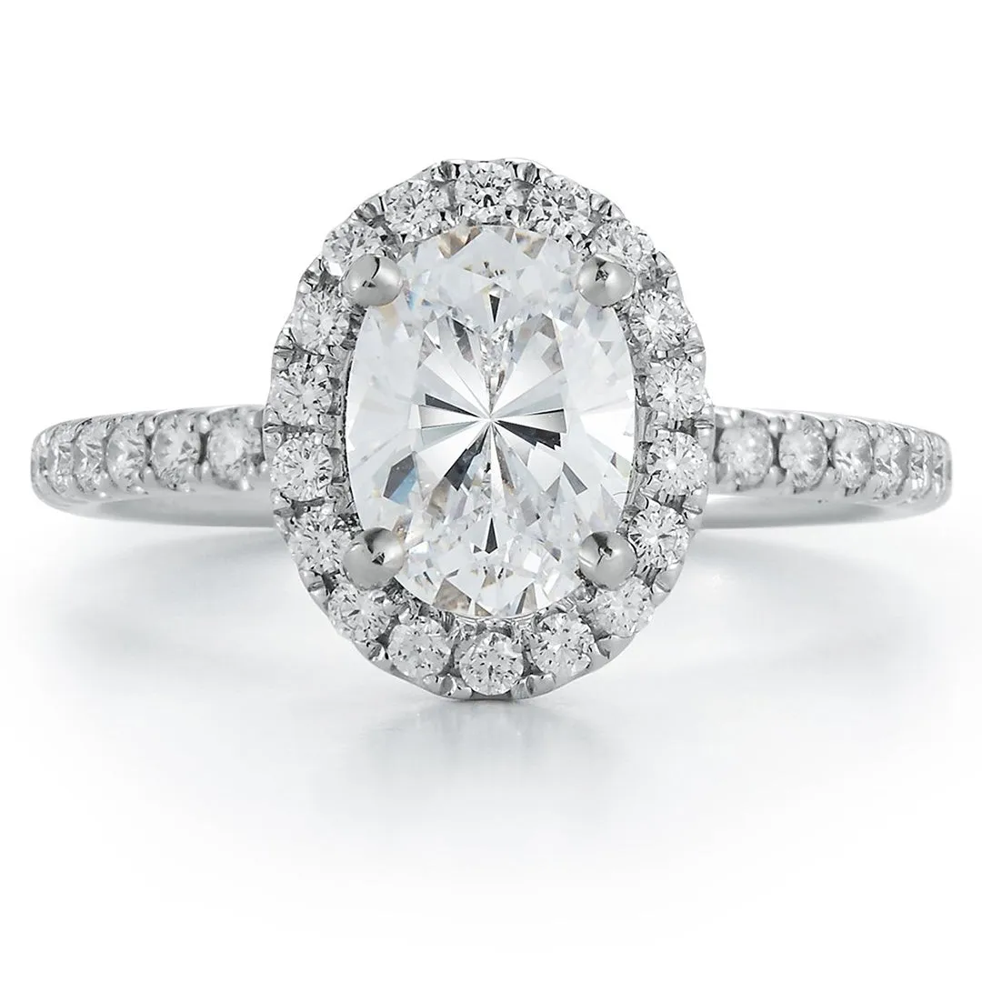Signature "Madison" Pave Diamond Engagement Ring