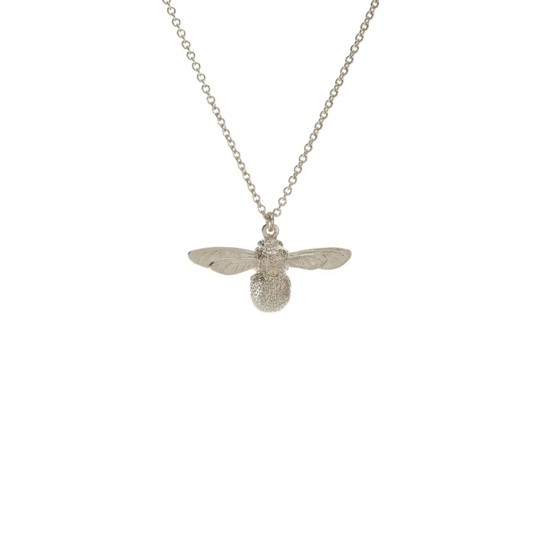 Silver Baby Bee Necklace