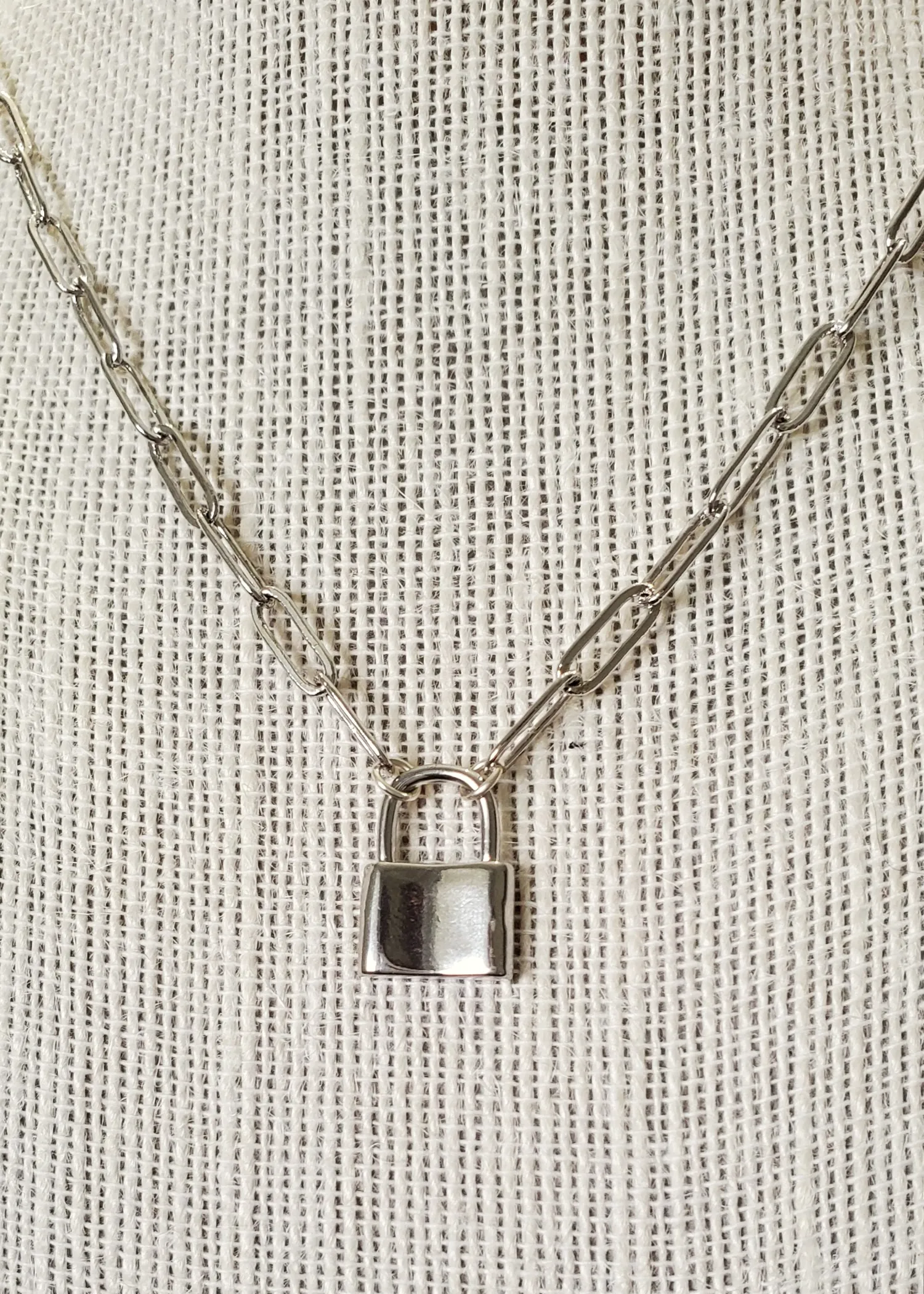 Silver Locket Necklace