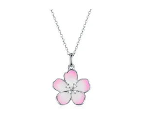 Silver Rose Necklace