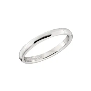 Simple Gold Band - 2.5MM Wide Domed