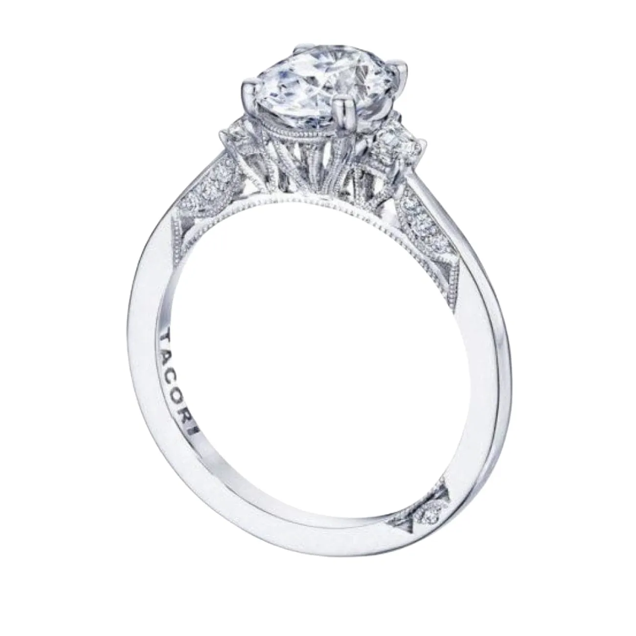 Simply Tacori 18K White Gold Ring