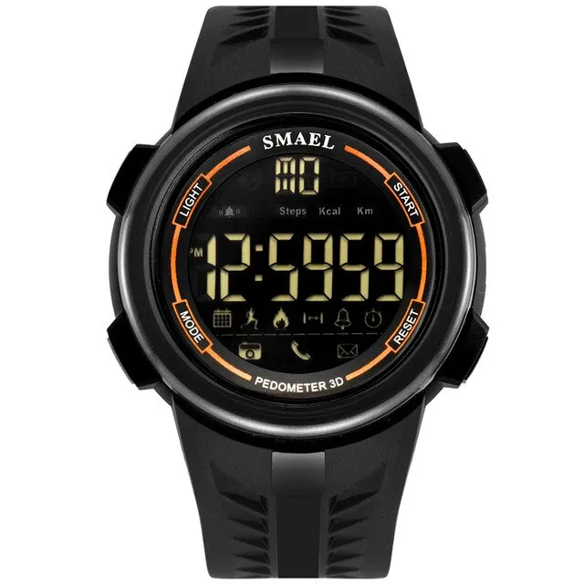 SMAEL Men Sport Watch Top Luxury Brand Digital Spor Watches Male Chronograph Clock LED Display Electronic Wrist Watch for Man