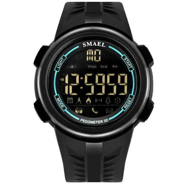 SMAEL Men Sport Watch Top Luxury Brand Digital Spor Watches Male Chronograph Clock LED Display Electronic Wrist Watch for Man