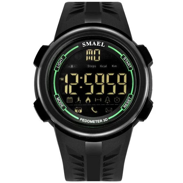 SMAEL Men Sport Watch Top Luxury Brand Digital Spor Watches Male Chronograph Clock LED Display Electronic Wrist Watch for Man
