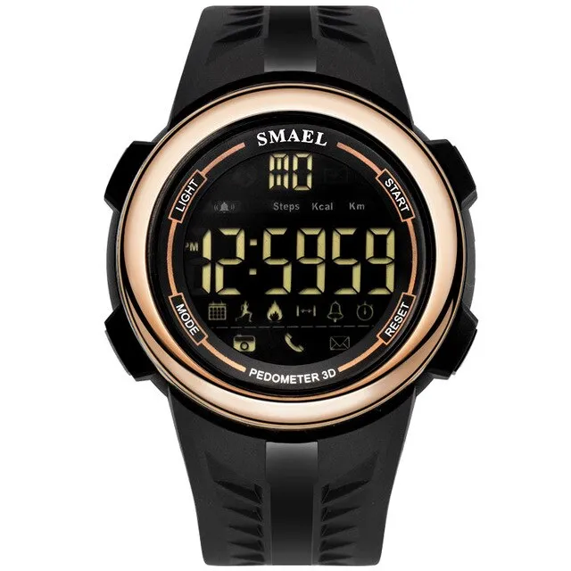 SMAEL Men Sport Watch Top Luxury Brand Digital Spor Watches Male Chronograph Clock LED Display Electronic Wrist Watch for Man